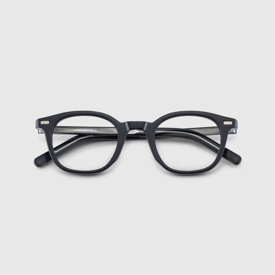 TXT Soobin Blue Elephant Glasses Frames BRANDON-N2 black | UK Kpop Shop Official Merch chuchucherry TOMORROW X TOGETHER
