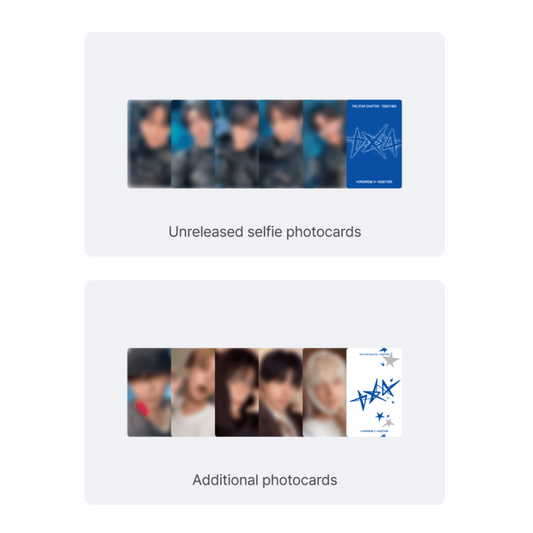 TXT The Star Chapter: TOGETHER Solo Track Ver. Lucky Draw UK Kpop Shop