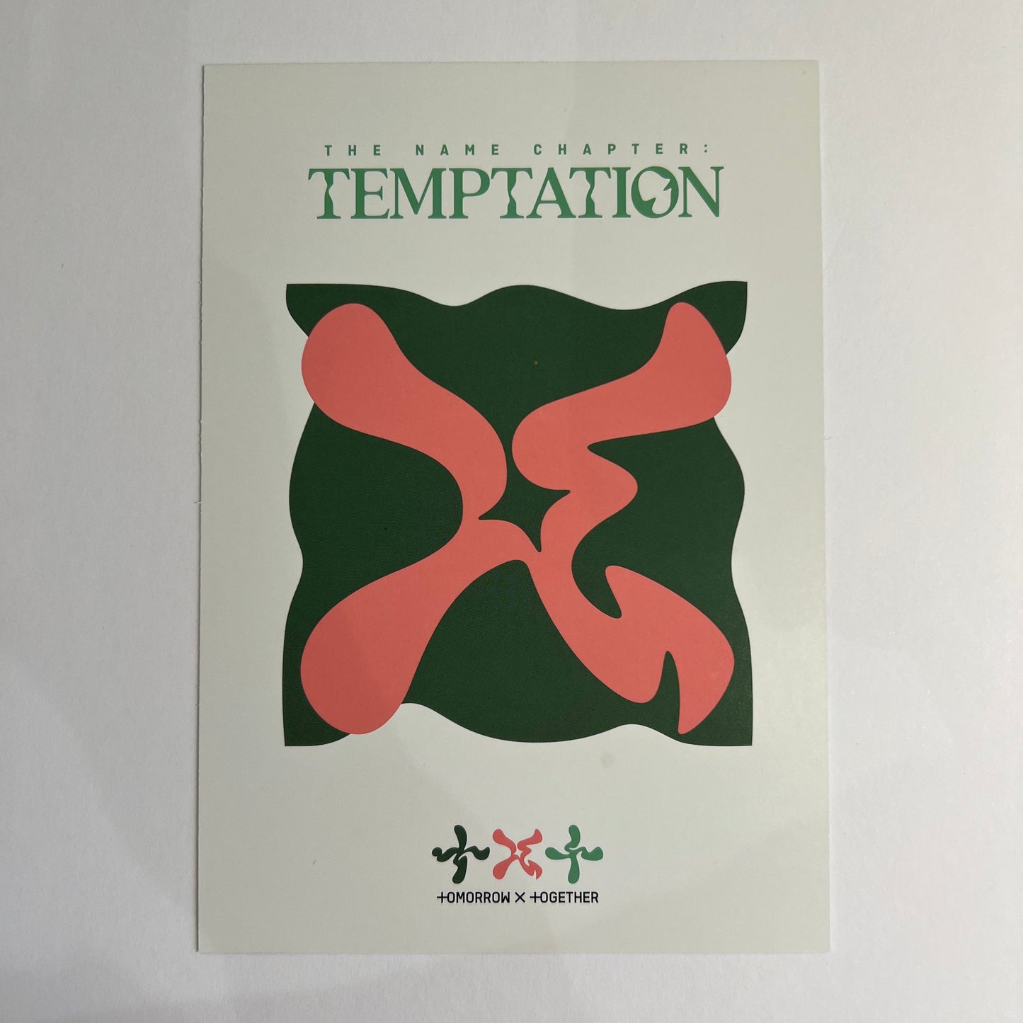 TXT The Name Chapter: TEMPTATION (Nightmare Ver.) HUENINGKAI Postcard