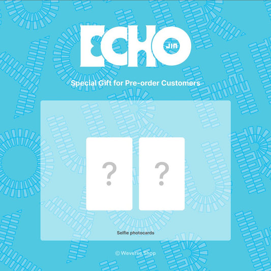 Jin Echo Weverse Gift Photocard | UK Kpop Shop | Free Shipping (BTS)