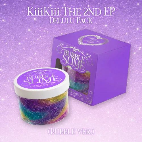 KiiiKiii Delulu Pack Album Bubble Slime. Free Shipping for K-pop albums from UK Kpop Shop chuchucherry with STRASHIP POB Photocard. CD album Korean merch. SOKOLLAB, IVE & lilakshop customers shop here. Korean merch for pre-order.