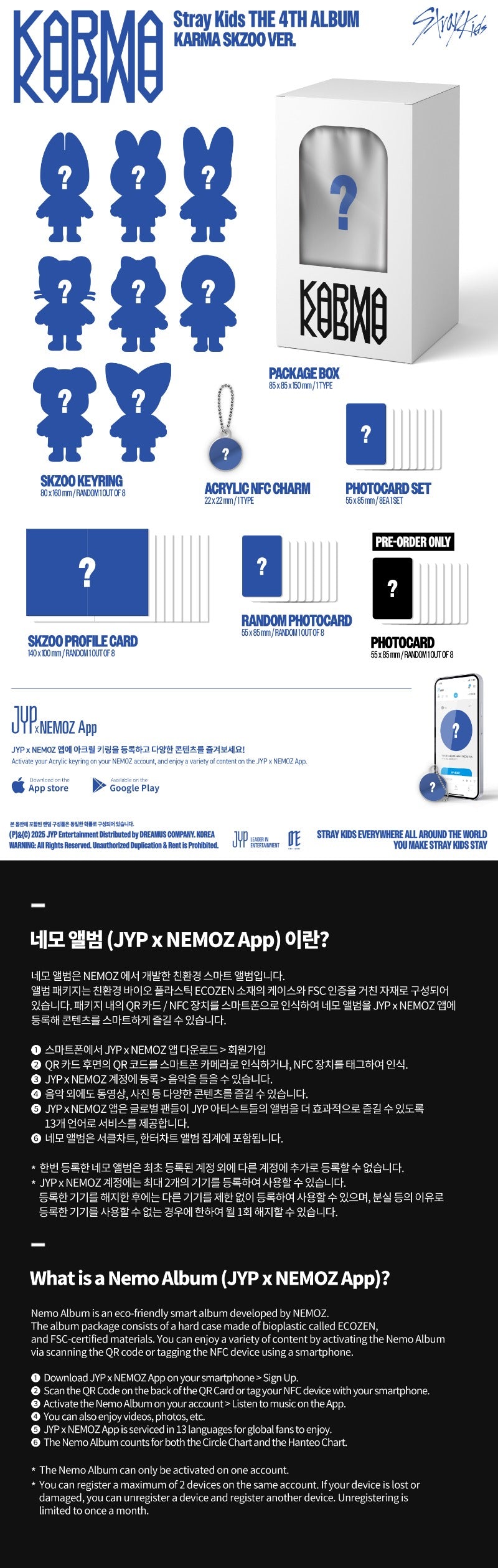 Stray Kids KARMA (SKZOO Ver.) Pre-order with MUSIC PLANT POB