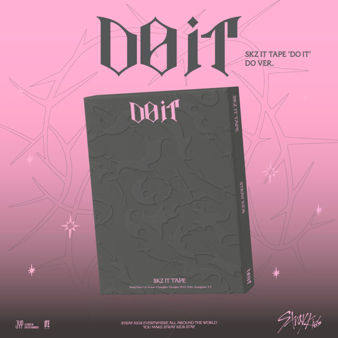 Stray Kids SKZ IT TAPE ‘DO IT’ Album UK Kpop Shop chuchucherry Blue Dream Media POB Photocard. Pre-order at chuchucherry where you can get free shipping for k-pop Korean albums. JYP Boy group Korean comeback.