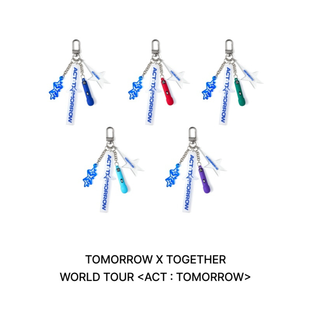 TXT Mic Keyring ACT : TOMORROW OFFICIAL TOUR Merch | UK Kpop Shop