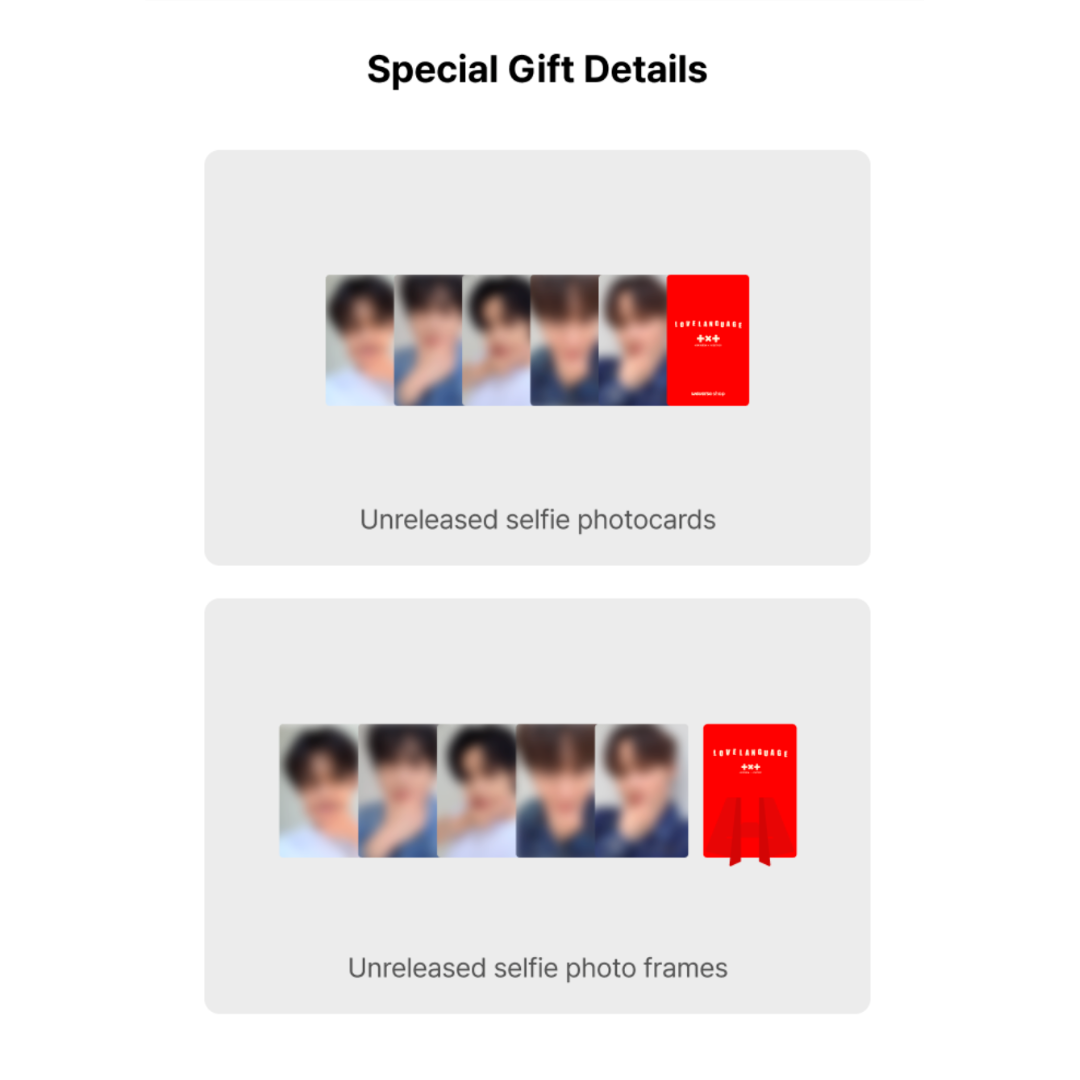 TXT Love Language LIMITED EDITION with Weverse Gift | UK Kpop Shop