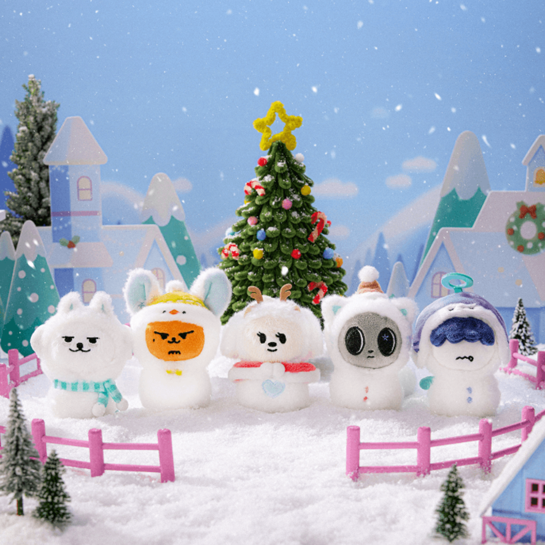 TXT PPULBATU SNOW MAGIC Plush Keyring UK Kpop Shop Holiday ver.