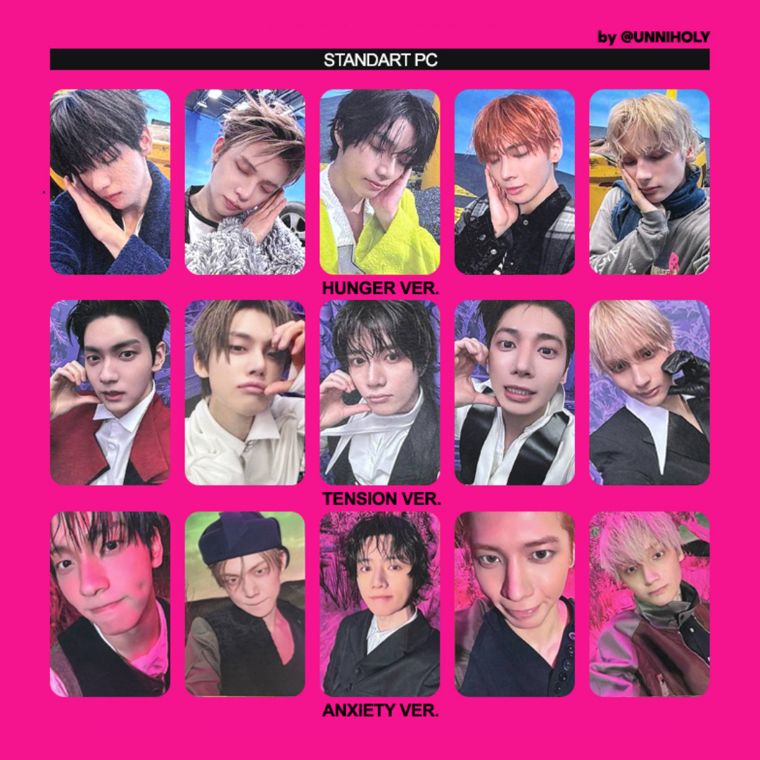 Photocards from TXT 7TH YEAR: A Moment of Stillness in the Thorns Album. Choose your bias member selfie PC. UK Kpop Shop CHUCHUCHERRY, NABIITOPIA, SOKOLLAB, SOOJIB, LILAKSHOP, K PLAYGROUND & KPOP KORNER LONDON. Photocard sorting available for MOA and kpop stans. POB member preference pick your photocard. TOMORROW X TOGETHER YEONJUN SOLO ALBUM NO LABELS: PART 02 ICE CREAM. HYBE Korean 4th Gen boy group members SOOBIN, YEONJUN, TAEHYUN, BEOMGYU & HUENINGKAI.