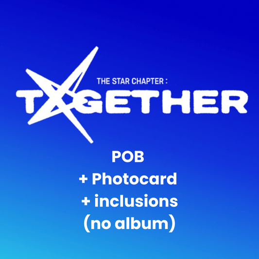 TXT The Star Chapter: TOGETHER | Photocard inclusions | UK Kpop Shop