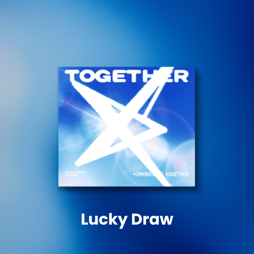TXT The Star Chapter: TOGETHER Solo Track Ver. Lucky Draw UK Kpop Shop