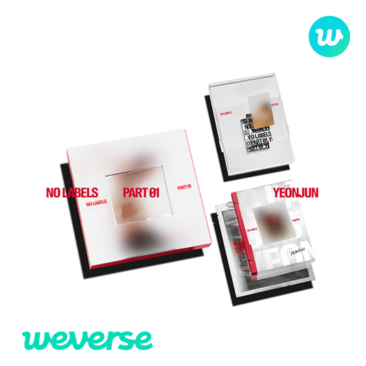 TOMORROW X TOGETHER YEONJUN NO LABELS: PART 01 Solo Album. Free Shipping for TXT albums from UK Kpop Shop chuchucherry with Weverse Gift Japan UMS Hologram POB. k-pop CD albums.