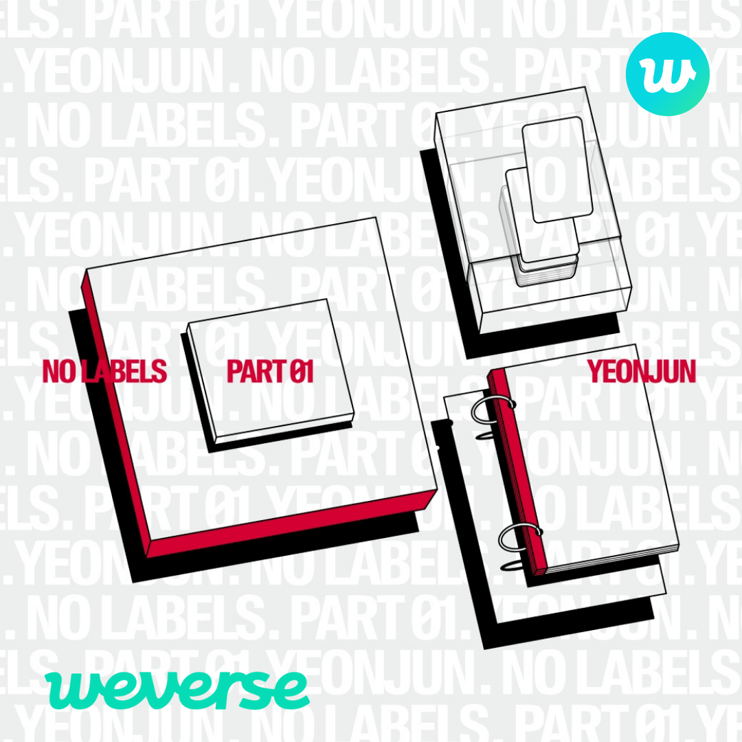 TOMORROW X TOGETHER YEONJUN NO LABELS: PART 01 Solo Album. Free Shipping for TXT albums from UK Kpop Shop chuchucherry with Weverse Gift Japan UMS Hologram POB. k-pop CD albums.