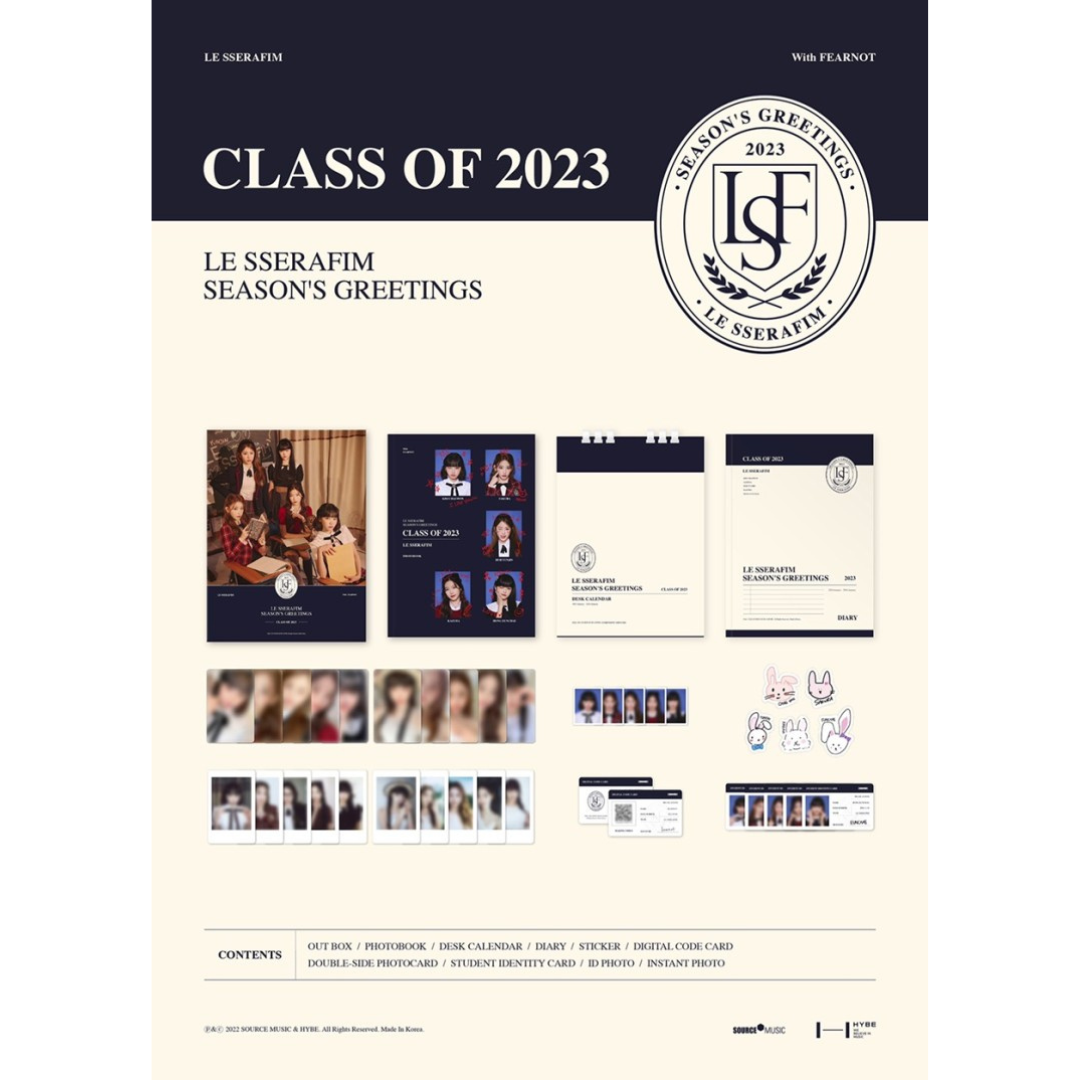 LE SSERAFIM 2023 Season's Greetings | FREE SHIPPING | Kpop Shop UK