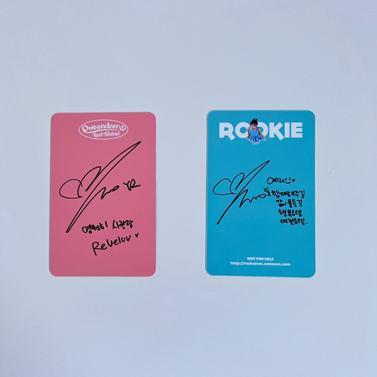 Red Velvet Yeri & Joy Photocards | UK Kpop Shop