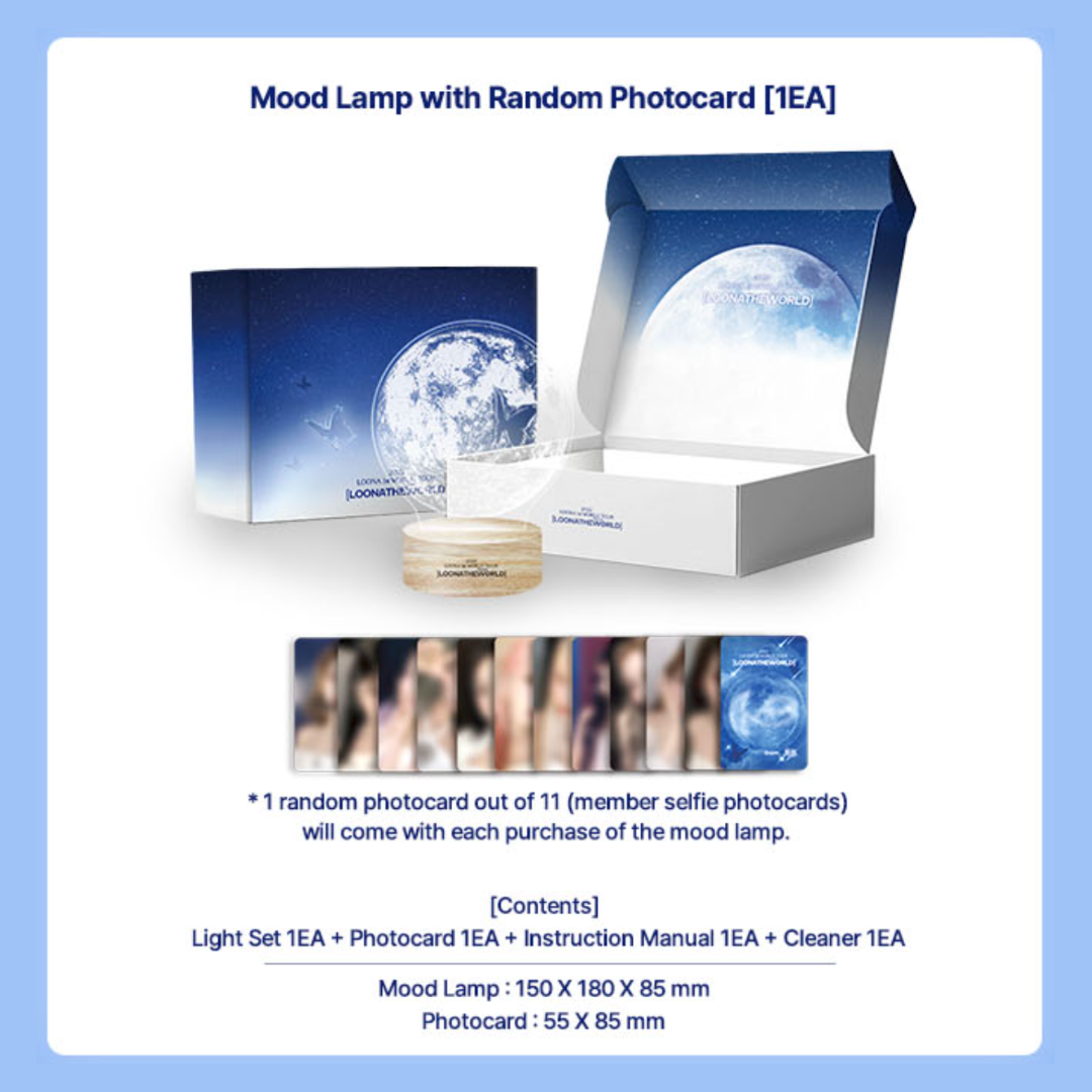 LOONA Tour LOONATHEWORLD SEOUL Mood Lamp | UK Kpop Store