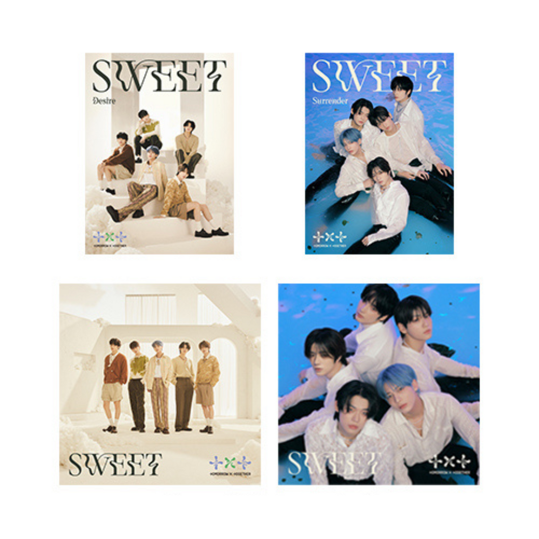 TXT SWEET [4 types set with UNIVERSAL MUSIC STORE Limited Edition]