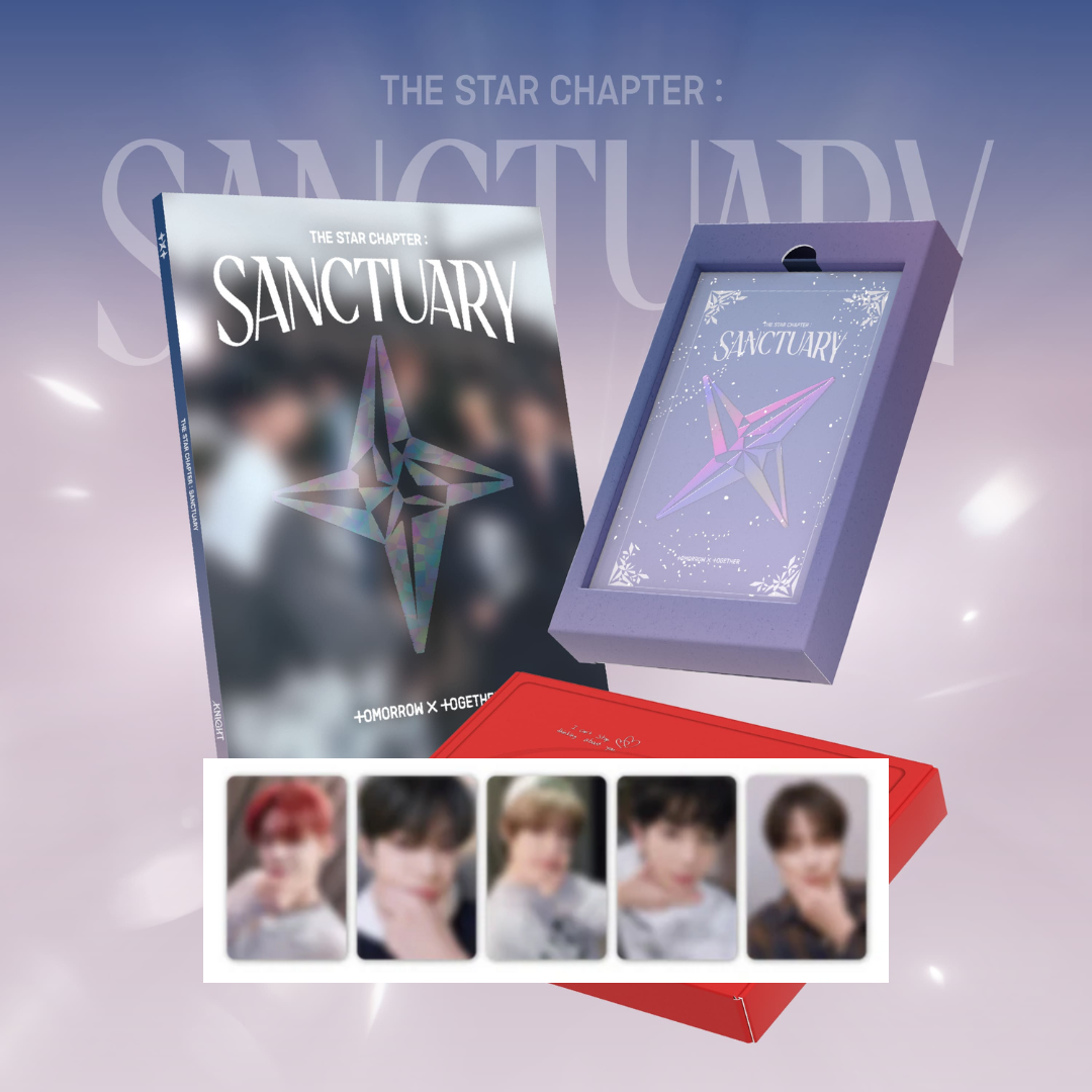 TXT The Star Chapter: SANCTUARY Third Pre-order with DEAR MY MUSE Gift (Photocard Sorting) UK Kpop Shop Free Shipping TOMORROW X TOGETHER POB 