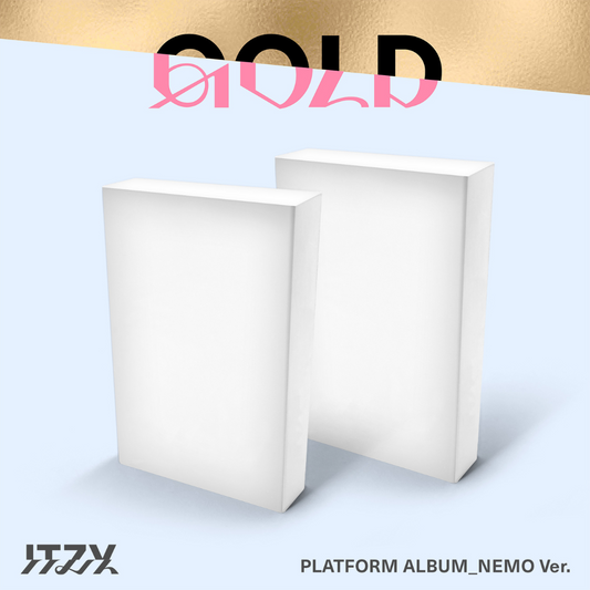 ITZY GOLD (PLATFORM_NEMO Ver.) with Pre-order Benefits UK Kpop Shop free shipping