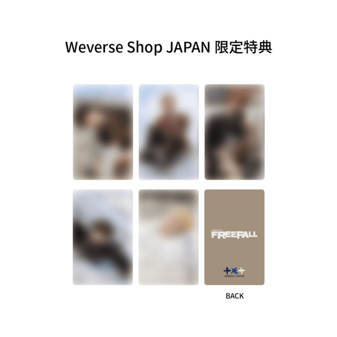 TXT The Name Chapter: FREEFALL Weverse Japan POB Photocards