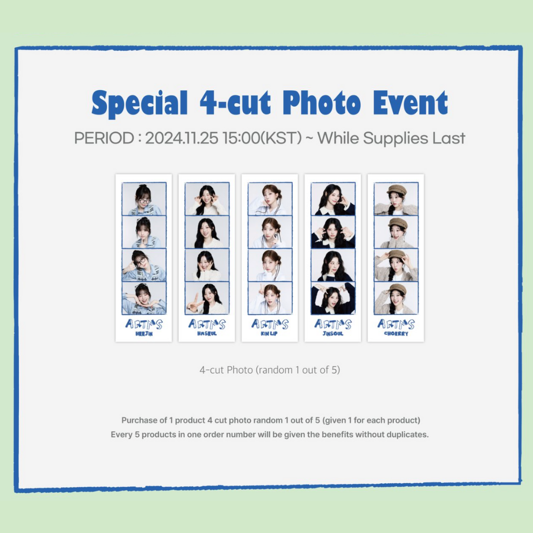 ARTMS 2025 SEASON'S GREETINGS Pre-order Benefit Gift | UK Kpop Shop