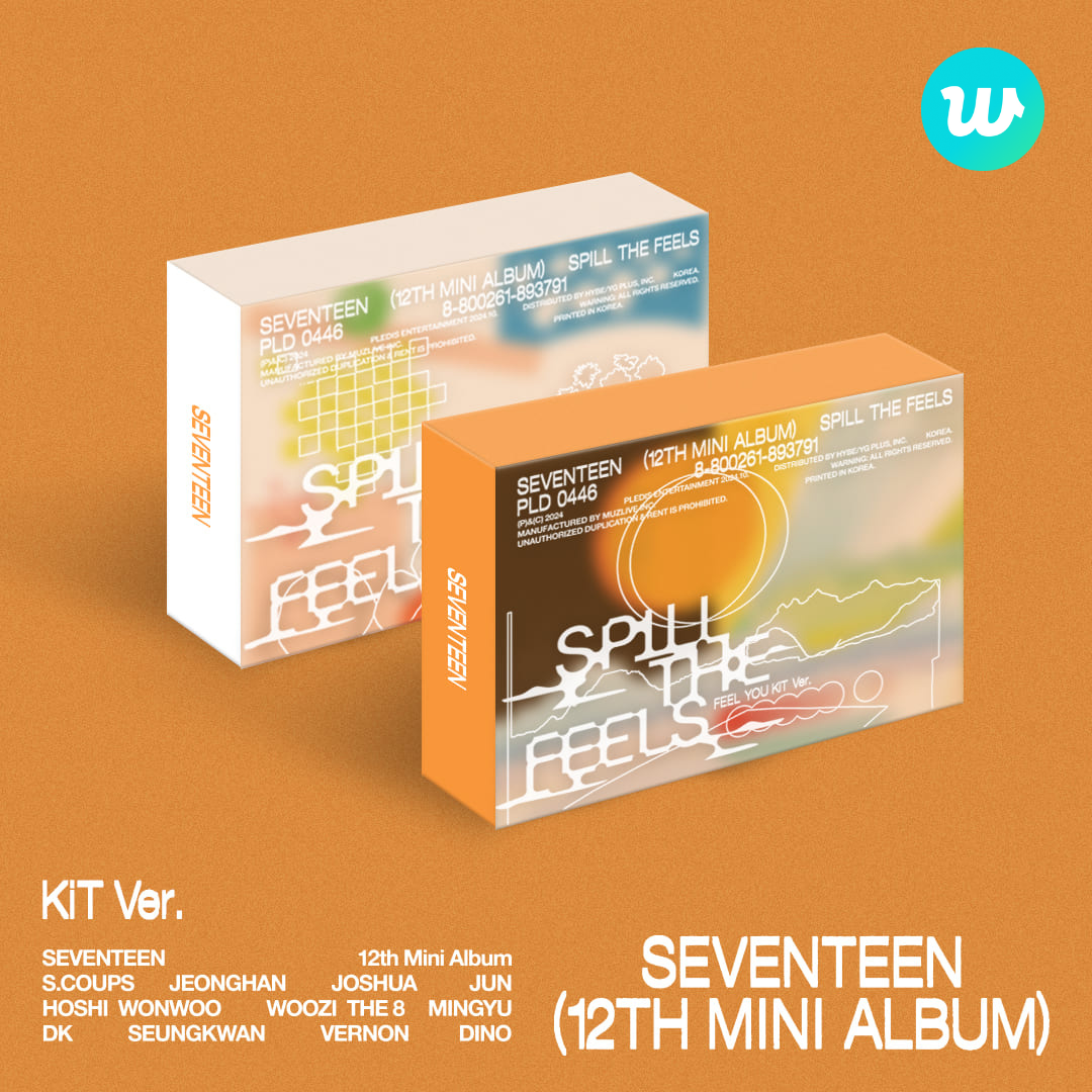 SEVENTEEN 12th Mini Album SPILL THE FEELS | Weverse Gift UK Kpop Shop