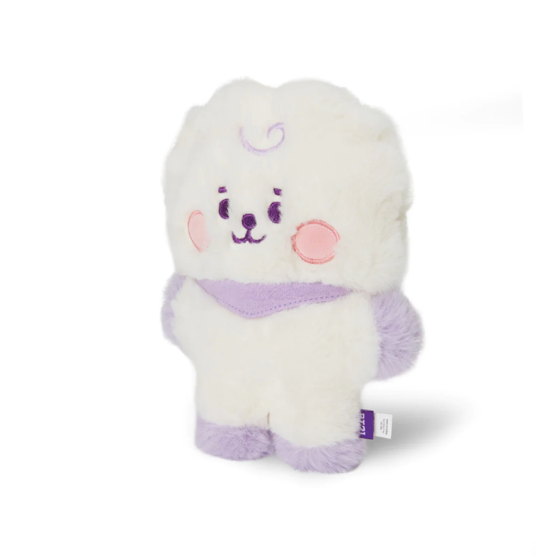 BT21 BABY RJ FLAT FUR STANDING DOLL PURPLE HEART EDITION