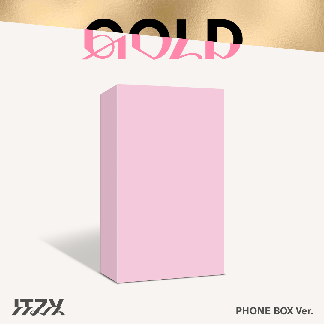 ITZY GOLD (PHONE BOX Ver.) with Pre-order Benefits UK Kpop Shop free shipping