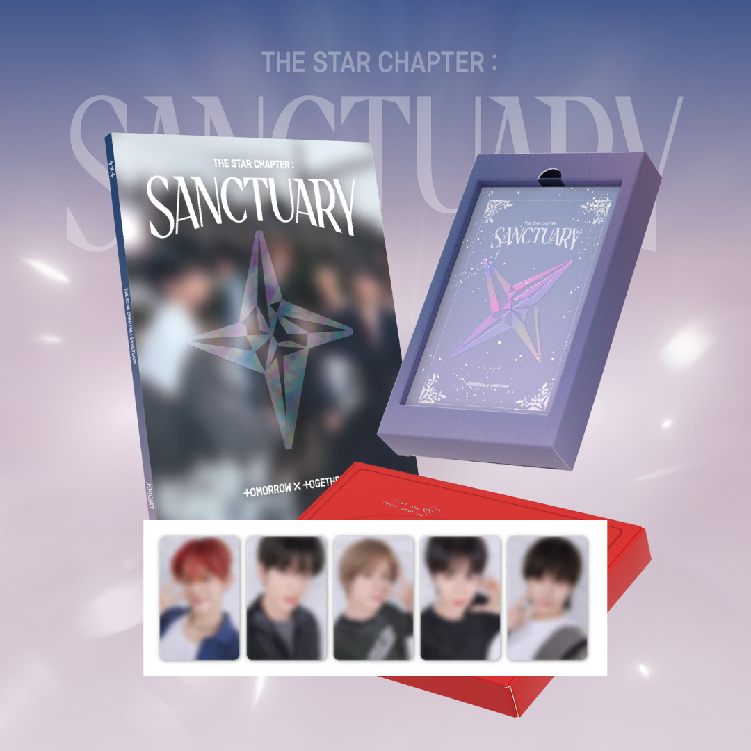 TXT The Star Chapter: SANCTUARY Third Pre-order with DEAR MY MUSE Gift (Photocard Sorting) UK Kpop Shop Free Shipping TOMORROW X TOGETHER POB 