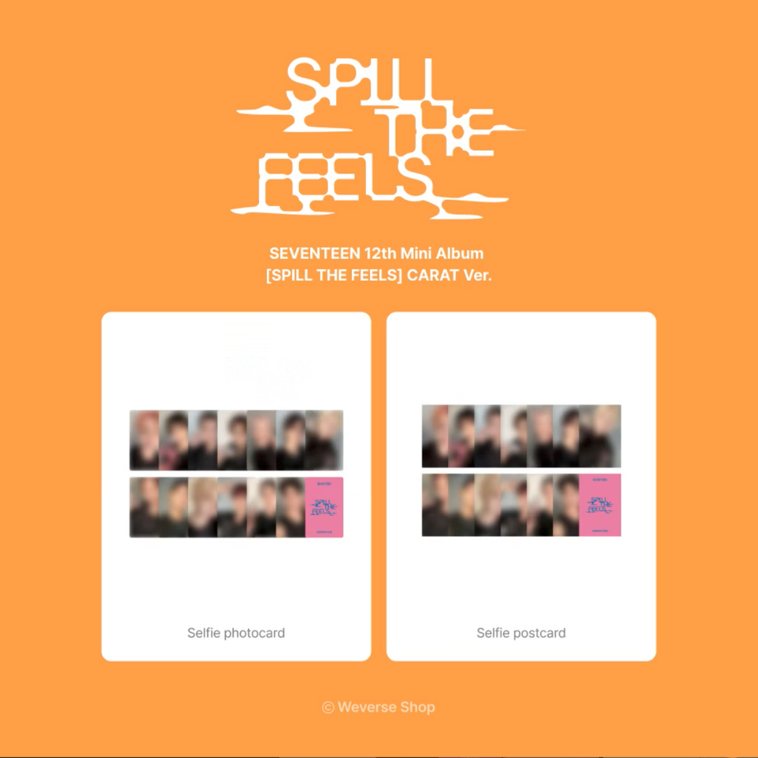 SEVENTEEN 12th Mini Album SPILL THE FEELS | Weverse Gift UK Kpop Shop