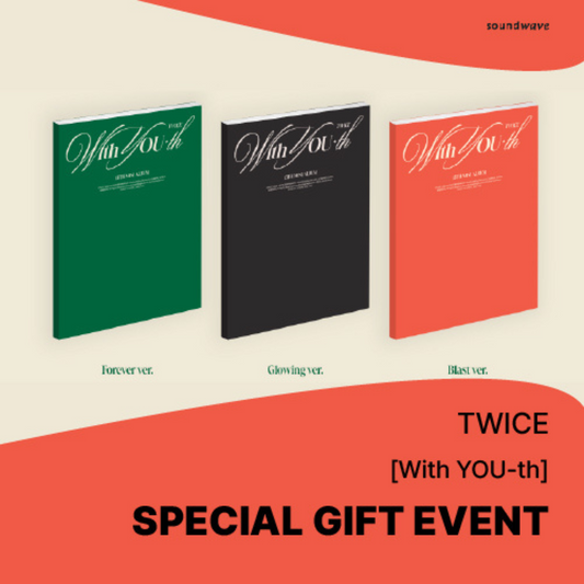 TWICE "With YOU-th" (includes SOUNDWAVE Photocard & Pre-order Benefit)