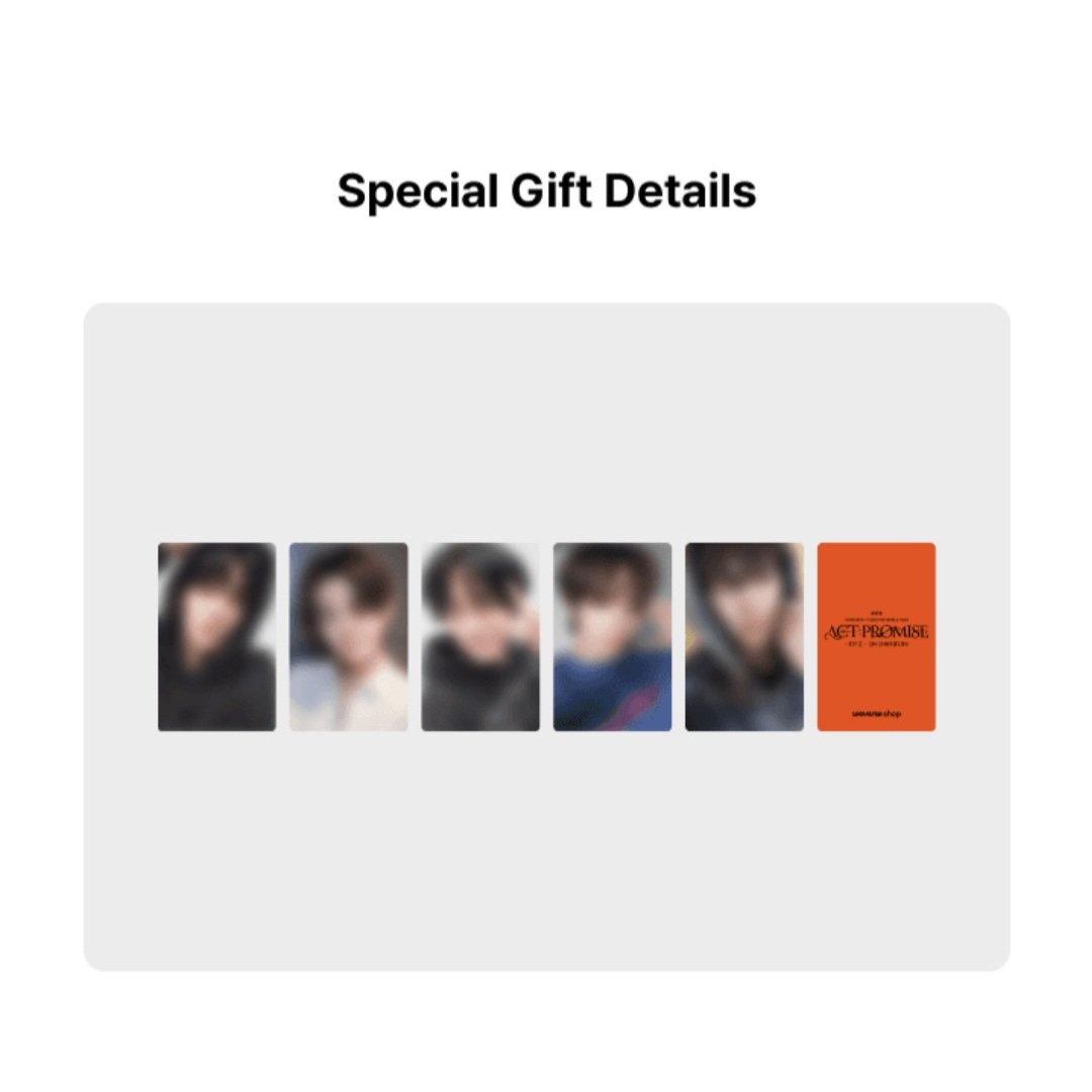 TXT ACT : PROMISE EP. 2 INCHEON Photocard Lucky Draw | UK Kpop Shop