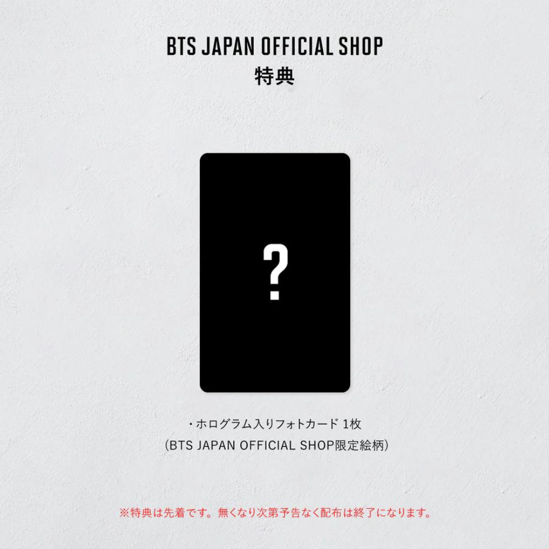 V (BTS) Layover Pre-order with BTS JAPAN OFFICIAL SHOP POB