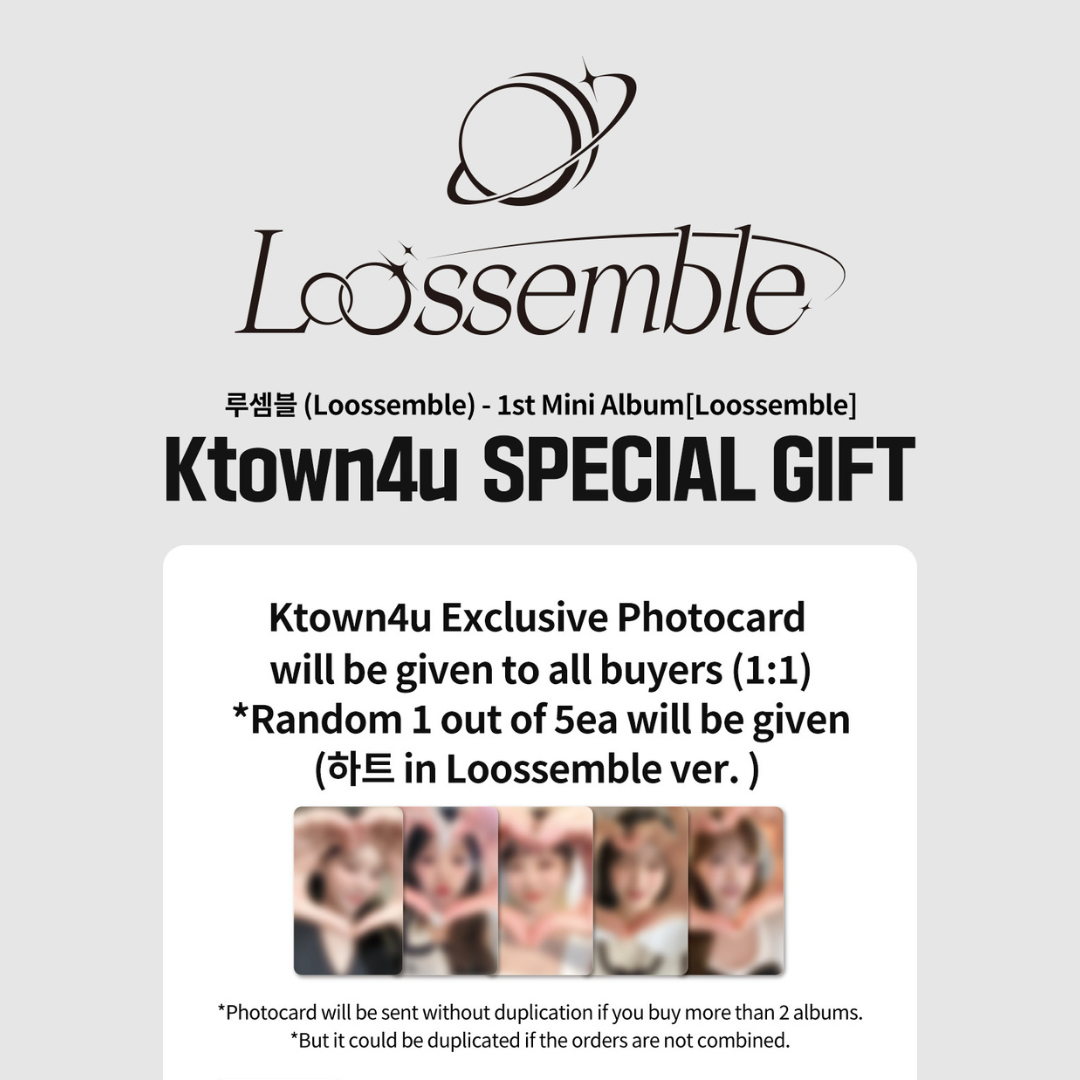 Loossemble (Wish ver, Dream ver, Space ver) with Pre-order Gift | UK Free Shipping | Kpop Shop