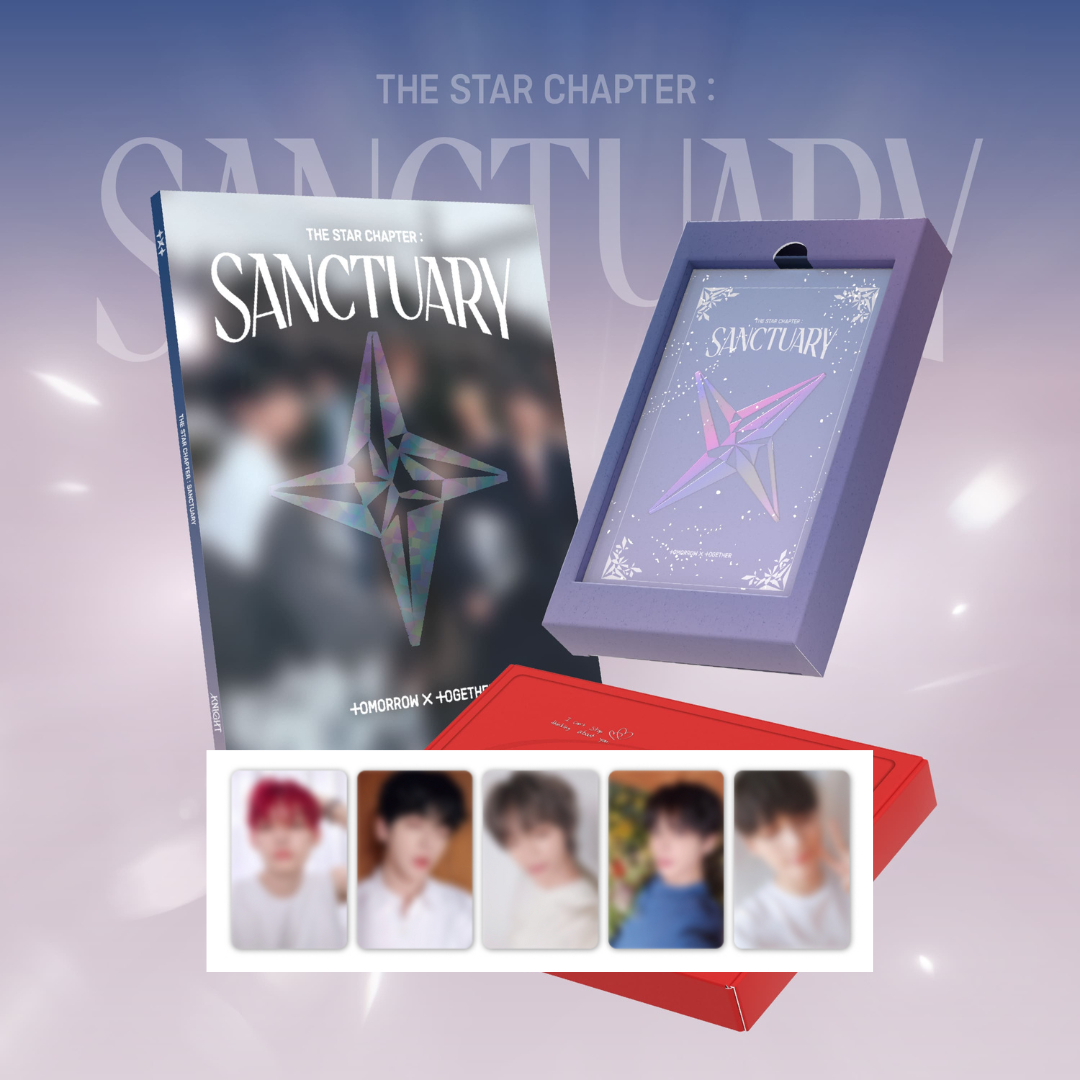 TXT The Star Chapter: SANCTUARY Third Pre-order with DEAR MY MUSE Gift (Photocard Sorting) UK Kpop Shop Free Shipping TOMORROW X TOGETHER POB 