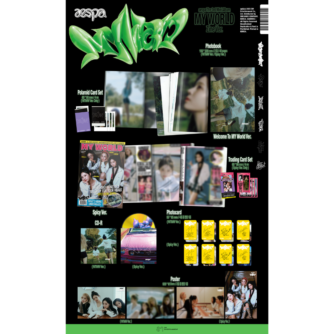 aespa [MY WORLD] | UK Free Shipping | Kpop Shop