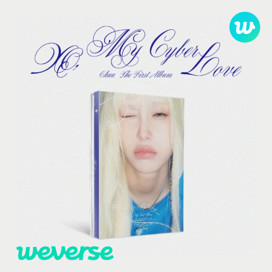 CHUU First Album XO, My Cyberlove. Free Shipping for K-pop albums from UK Kpop Shop chuchucherry with Weverse Gift Photocard POB. CD albums and Korean merch from chuchucherry, bbangya, Lilakshop & SOKOLLAB.