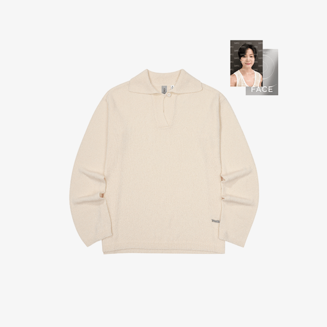 Jimin (BTS) FACE Knit Ivory Cardigan | UK Kpop Album Shop Photocards