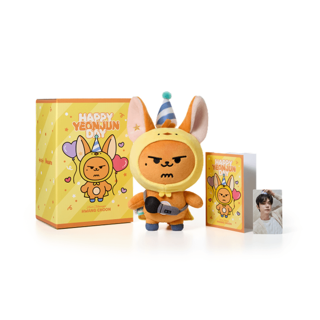 アイドル TOMORROW X TOGETHER HWANGCHOON(YL_F) TXT PPULBATU HWANG CHOON YEONJUN Plush Set and Photocard UK Kpop