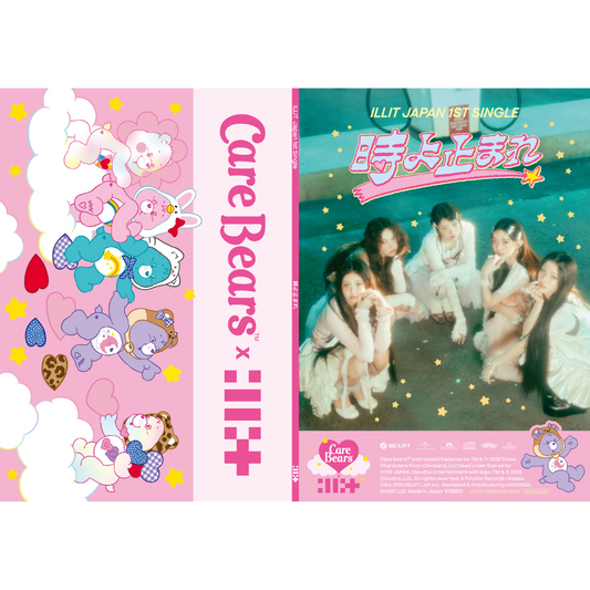 ILLIT Stop Time Care Bears Japan CD Pre-order with POB | UK Kpop Shop UK Free shipping chuchucherry