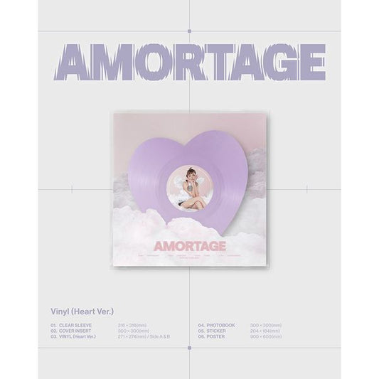 JISOO AMORTAGE Vinyl (Heart Ver.) | UK Free Shipping | Kpop Shop