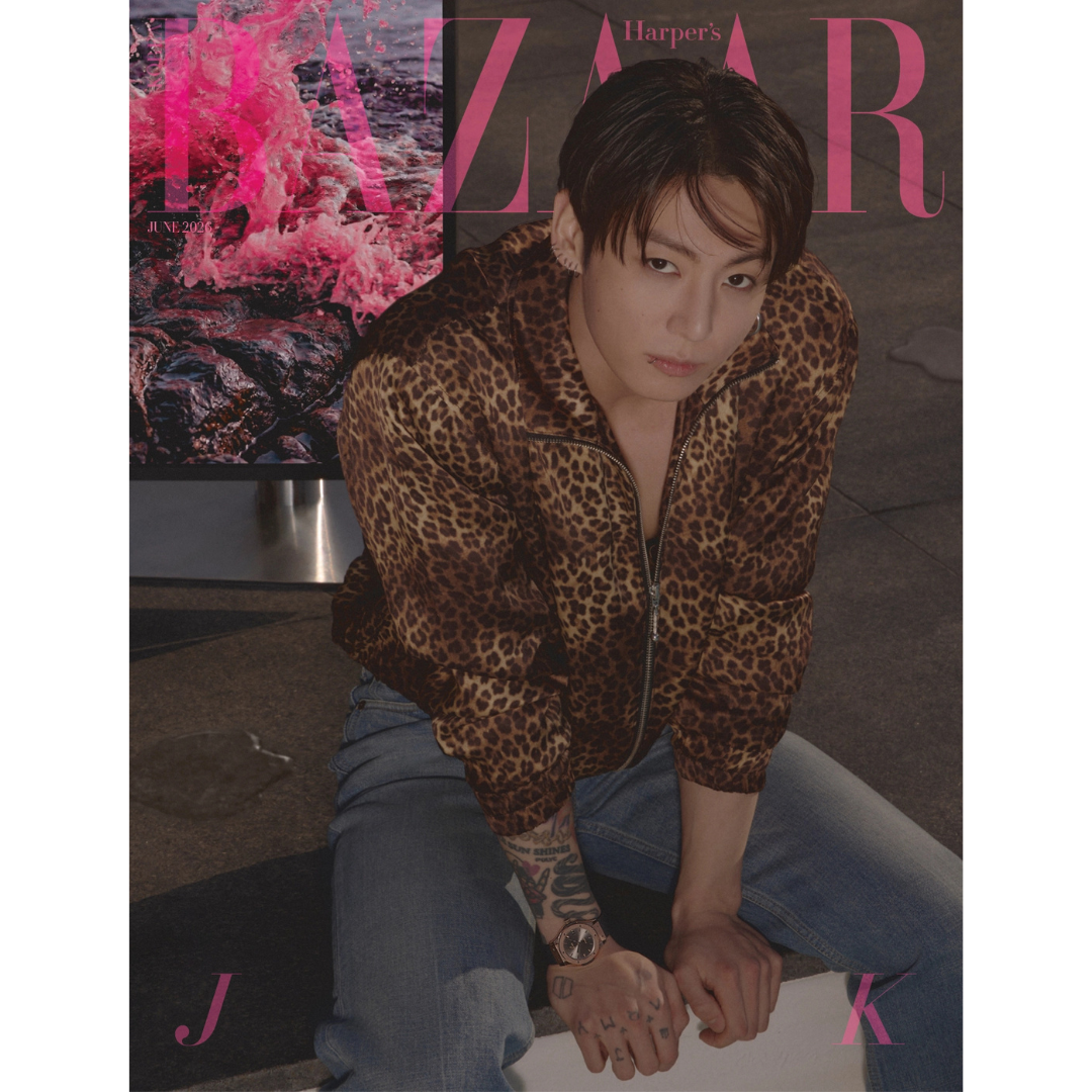 Jungkook BAZAAR Korea Magazine June 2026 Issue Pre-order. UK Kpop Shop. Tracked Shipping for K-pop Albums. Photocards & Korean merch for BTS ARMY kpop stans. chuchucherry kpop store.