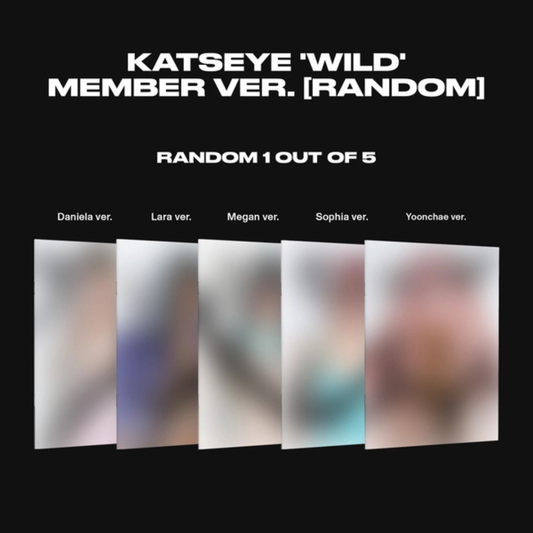 KATSEYE WILD International MEMBER ver. Album Pre-order. UK Kpop Shop CHUCHUCHERRY NABIITOPIA SOKOLLAB SOOJIB KSTARS LILAKSHOP & BBANGYA. K PLAYGROUND KPOP KORNER LONDON. MEMBERS PHOTOCARD POB BIAS COVER version. Lara, Megan, Yoonchae, Sophie, Daniela & Manon 5th Gen Girl Group.available with pick your bias photocard. International Retailer Exclusive comeback pobs for EYEKONS and k-pop stans. 