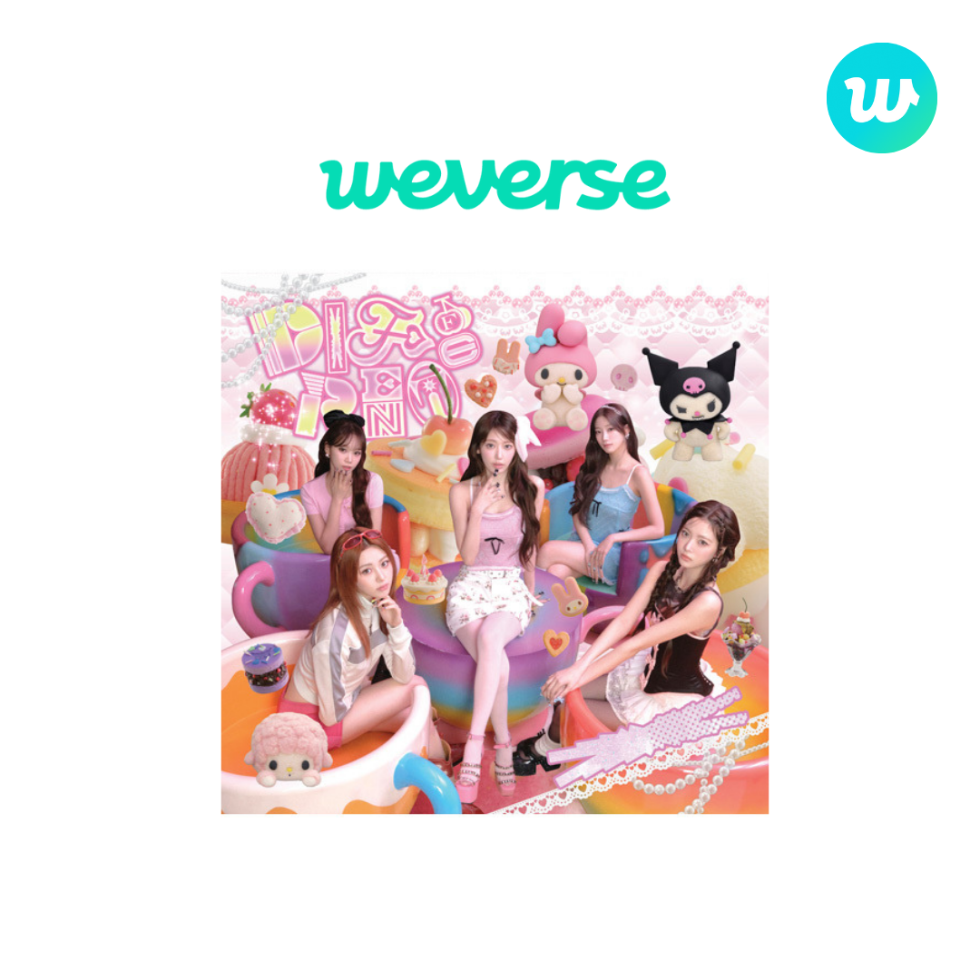 LE SSERAFIM DIFFERENT [My Melody & Kuromi Limited Edition] Pre-order with Weverse Lucky Draw