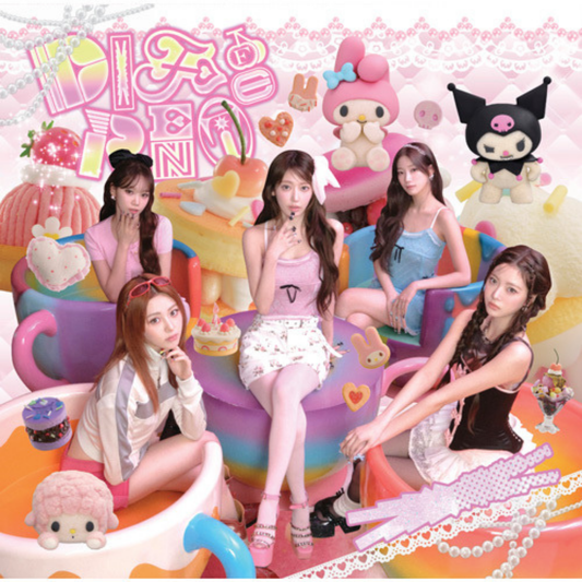 LE SSERAFIM DIFFERENT [My Melody & Kuromi Limited Edition] Pre-order with Weverse Lucky Draw