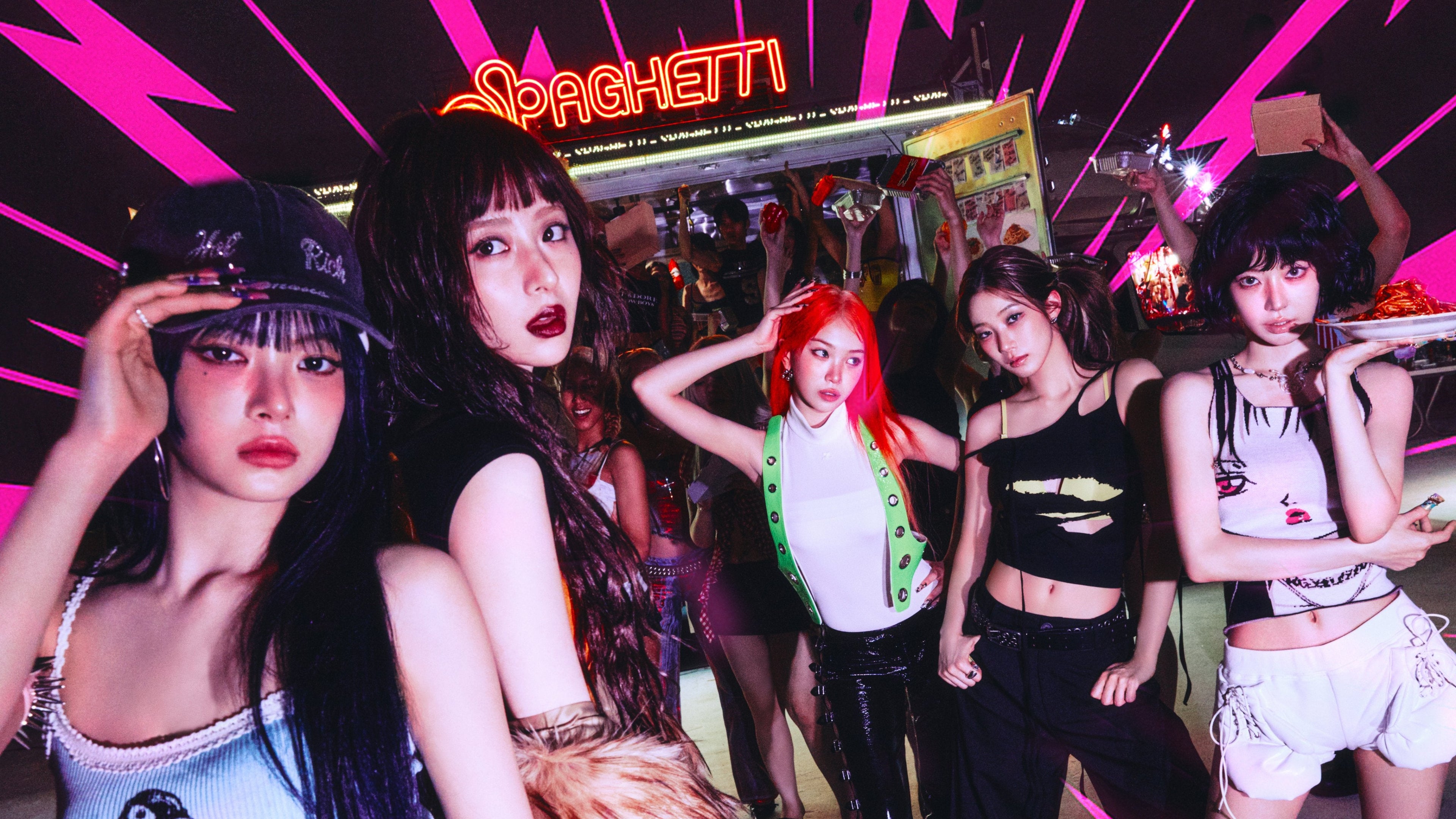 LE SSERAFIM SPAGHETTI Album Weverse Gift & POB | UK Kpop Shop