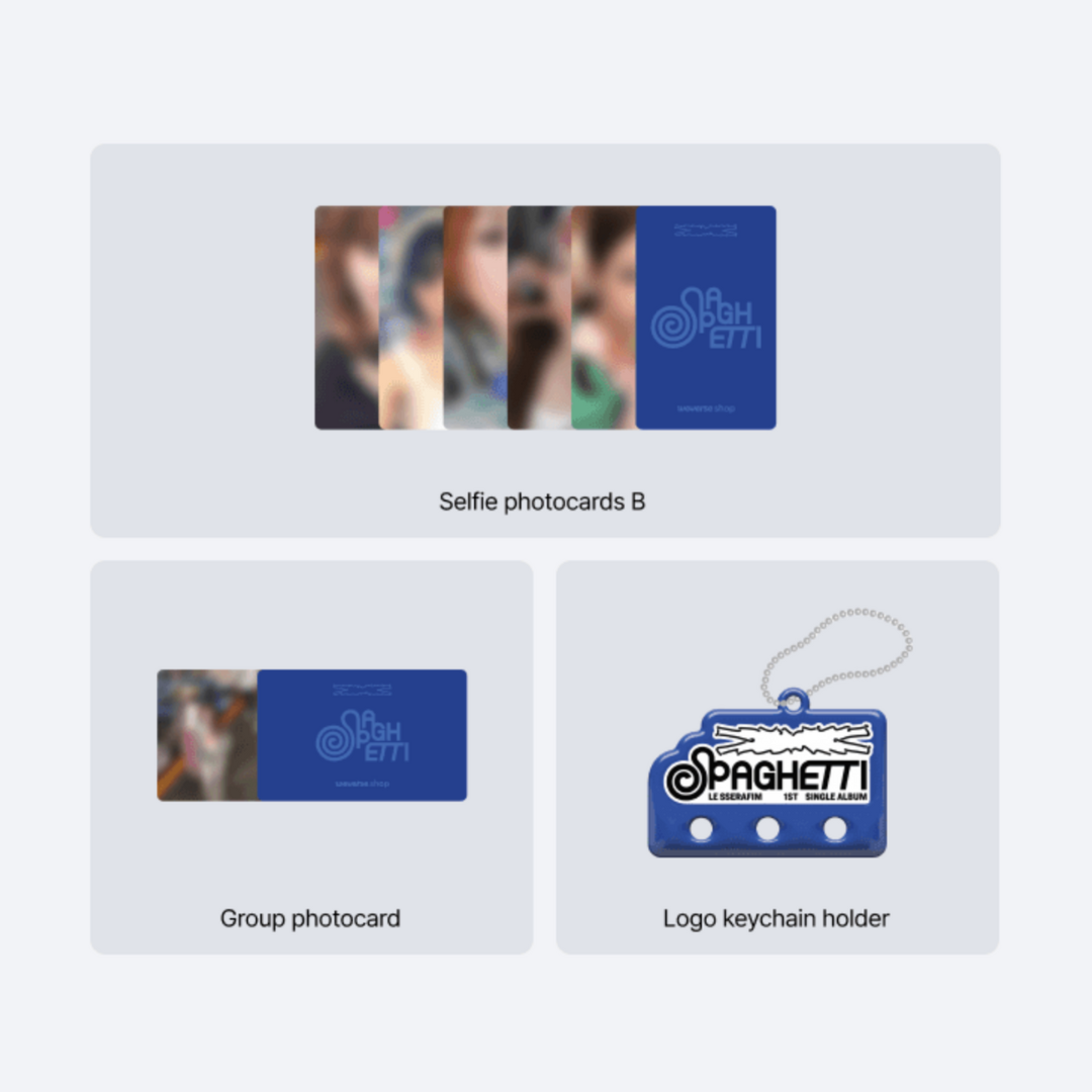 LE SSERAFIM spaghetti ktown4u M2 ラキドロ le sserafim spaghetti M2ギフト チェウォン LE SSERAFIM spaghetti