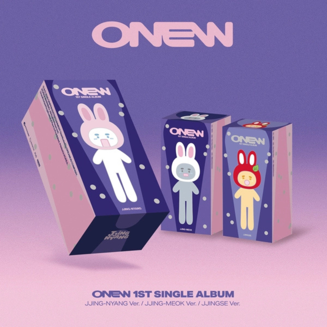 Pre-order ONEW 1st Single Album 'Delusion' (JJING-NYANG / JJING-MEOK / JJINGSE Ver.) from UK Kpop Shop CHUCHUCHERRY. SOKOLLAB, SOOJIB, LILAKSHOP, NABIITOPIA, COKODIVE, KYYO, bbangya, K PLAYGROUND & KPOP KORNER are kpop stores in the UK. Shawol and kpop stans shop here. SM Korean boy group.  TAEMIN, MINHO, JONGHYUN, KEY.