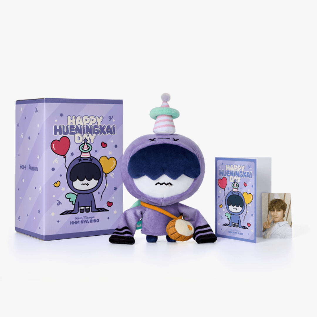 TXT PPULBATU HEART MESSENGER HUENING KAI DAY HHM NYA RING Plush Set with Photocard Pre-order. UK Kpop Shop. HUENINGKAI BIRTHDAY. TXT Setsuna Hanabi Japan comeback. YEONJUN SOLO ALBUM Korean comeback pre-order benefit for MOA and kpop stans. 4TH GEN IT BOY CHOI YEONJUN from TXT TOMORROW X TOGETHER. SOOJIB, SOKOLLAB, lilakshop, nabiitopia UK Kpop Shops. 