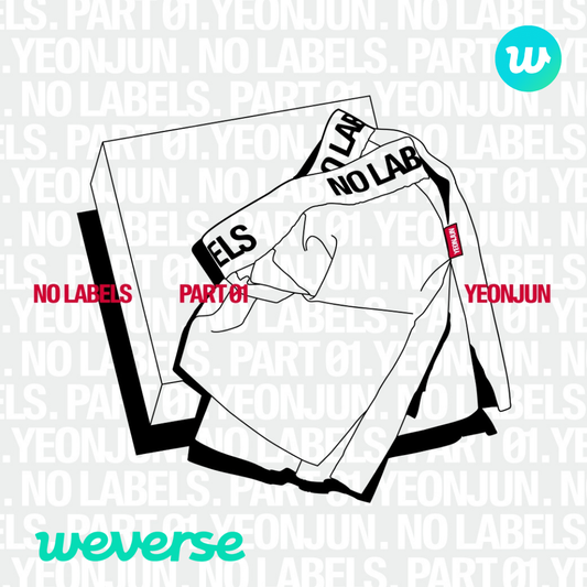 TOMORROW X TOGETHER YEONJUN NO LABELS: PART 01 Solo Album. Free Shipping for TXT albums from UK Kpop Shop chuchucherry with Weverse Gift Japan UMS Hologram POB. k-pop CD albums.