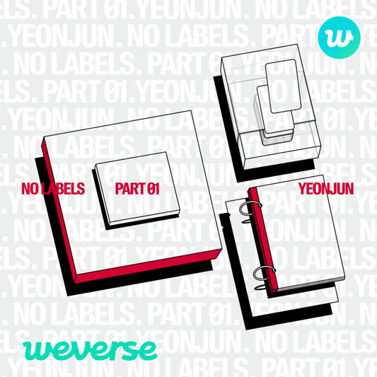 TOMORROW X TOGETHER YEONJUN NO LABELS: PART 01 Solo Album. Free Shipping for TXT albums from UK Kpop Shop chuchucherry with Weverse Gift Japan UMS Hologram POB. k-pop CD albums.