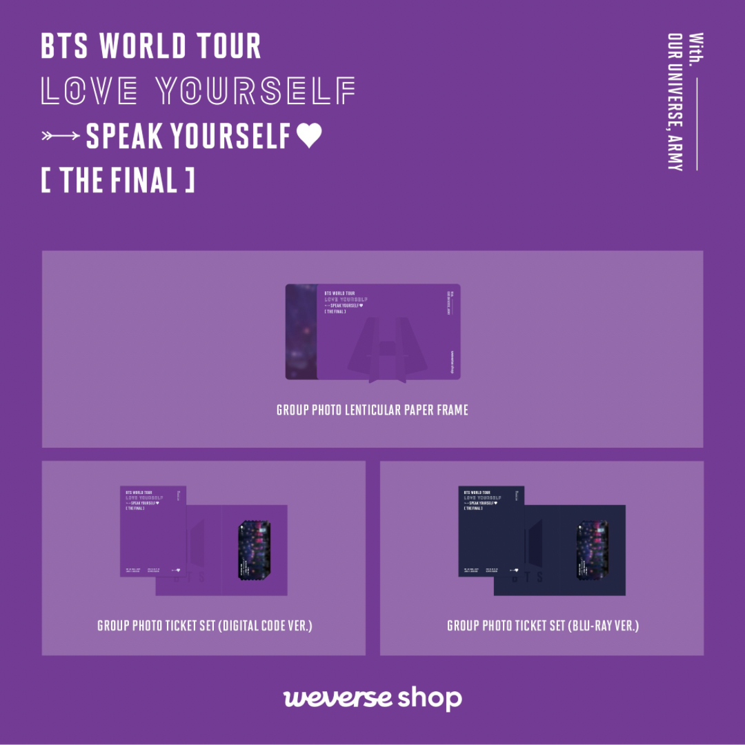 BTS LOVE YOURSELF SPEAK YOURSELF THE FINAL DIGITAL CODE | UK Kpop BTS LOVE YOURSELF SPEAK YOURSELF THE FINAL DIGITAL CODE | UK Kpop